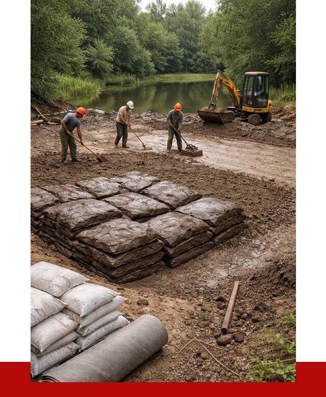 Купить глину для пруда в Кореновске от 4664 р. с доставкой | ПРОНЕРУДКнв