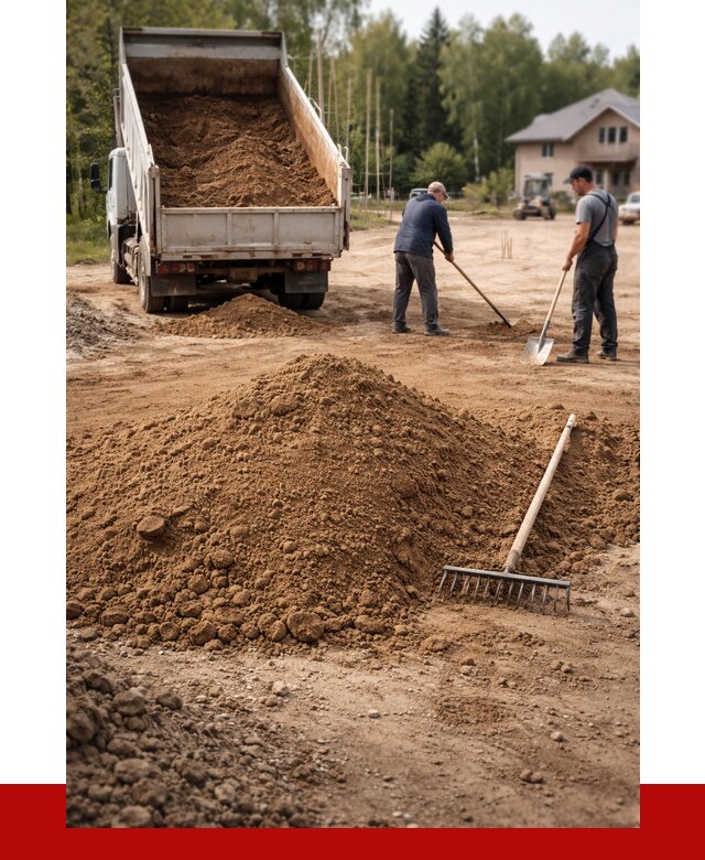 Суглинок для планировки в Кореновске с доставкой от 4353 р. | ПРОНЕРУДКнв
