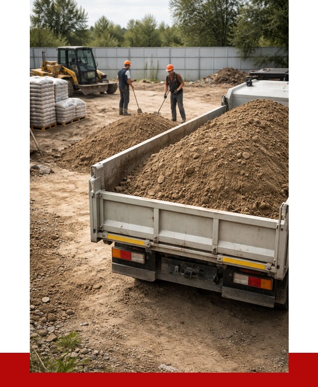 Супесь с доставкой в Кореновске от 2539 р. за куб | ПРОНЕРУДКнв