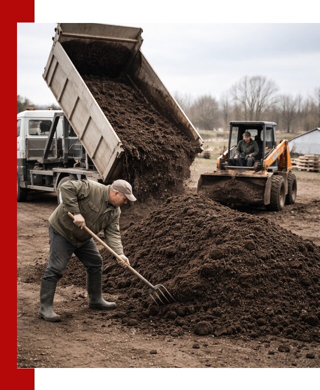 Доставка и продажа перегноя в Кореновске быстро и дешево