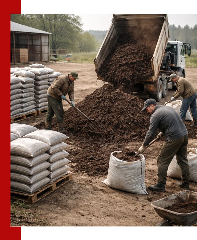 Доставка компоста оптом и в розницу в Кореновске