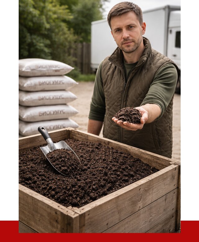 Купить биогумус в Кореновске с доставкой от 8809 р. за куб | ПРОНЕРУДКнв