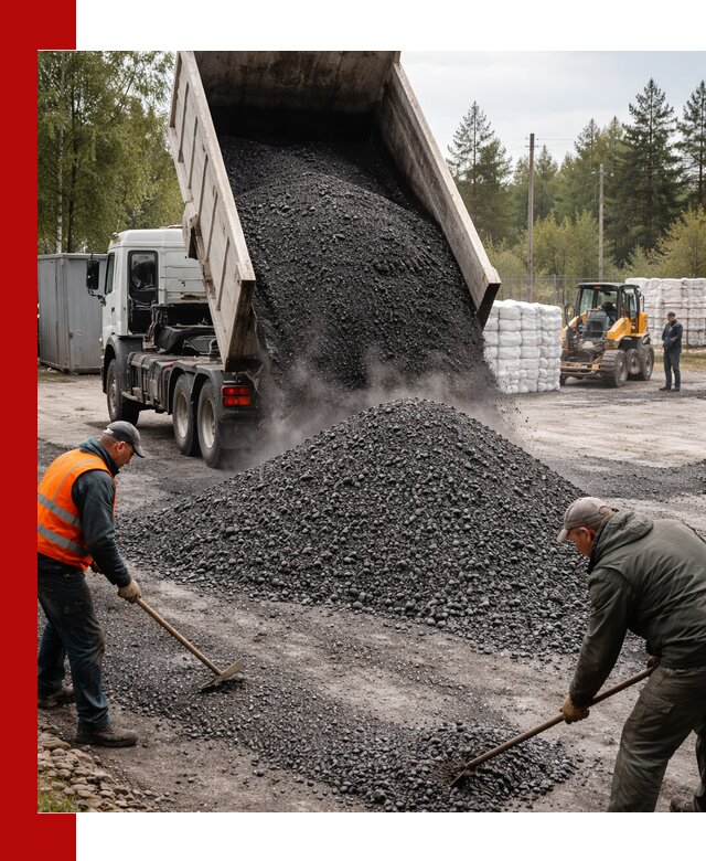 Доставка и продажа асфальтного гранулята в Кореновске