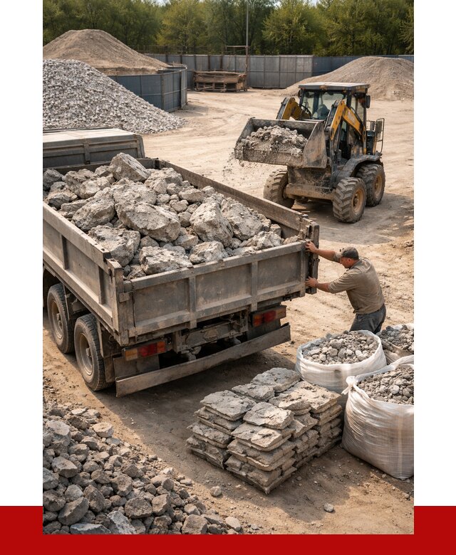 Купить бой бетона с доставкой в Кореновске от 4975 р. | ПРОНЕРУДКнв