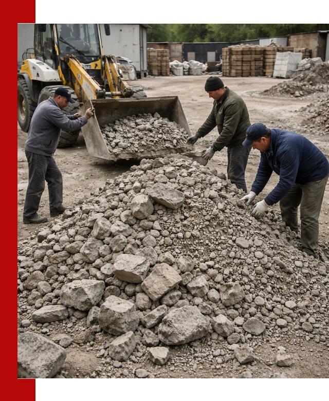 Демонтаж и вывоз бой бетона в Кореновске