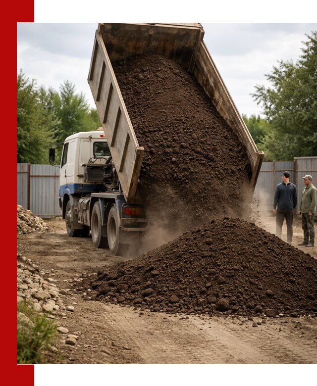 Доставка самосвалом 10 кубов в Кореновске быстро и надёжно