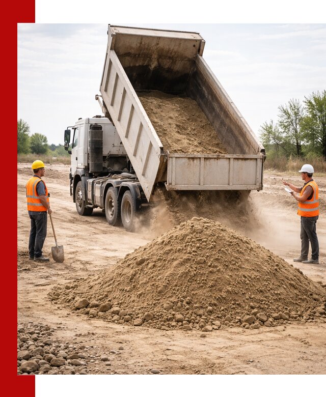 Доставка самосвалом 15 кубов в Кореновске за город и по городу