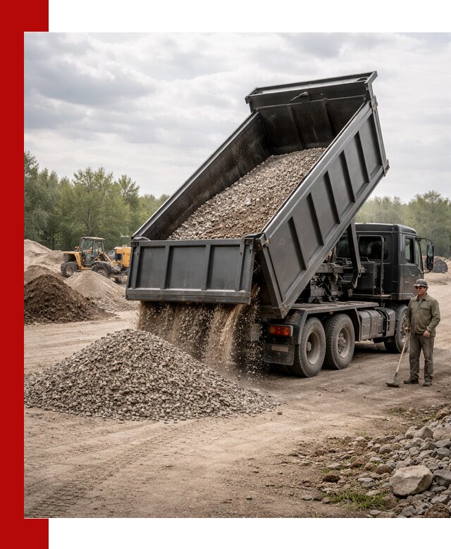 Доставка самосвалом 30 м3 по выгодным ценам в Кореновске