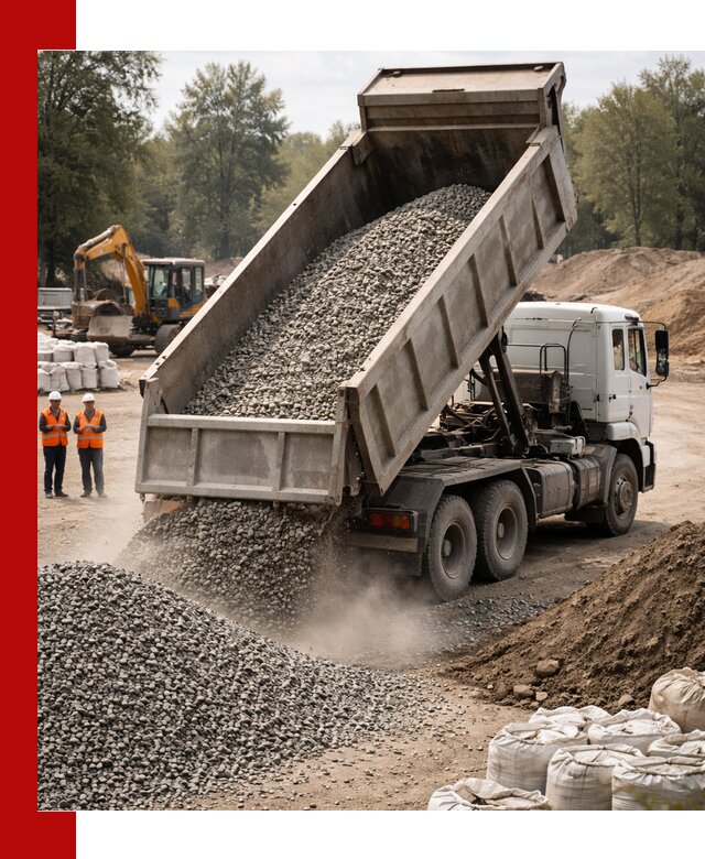 Аренда самосвала в Кореновске для доставки сыпучих и нерудных материалов