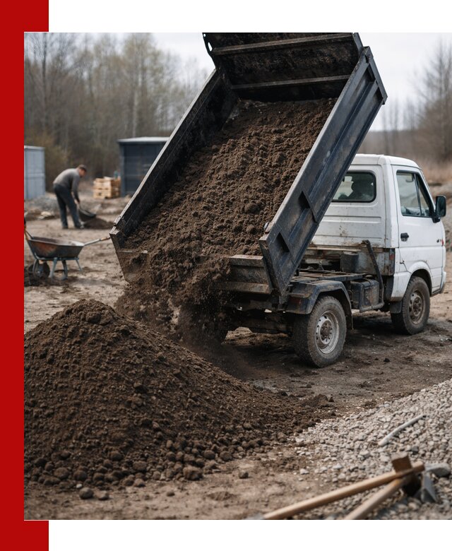 Аренда минисамосвала в Кореновске для доставки сыпучих материалов