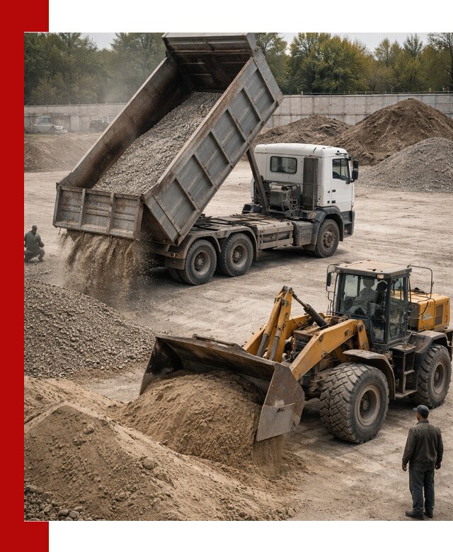 Перевозка сыпучих грузов самосвалами и бортовыми в Кореновске