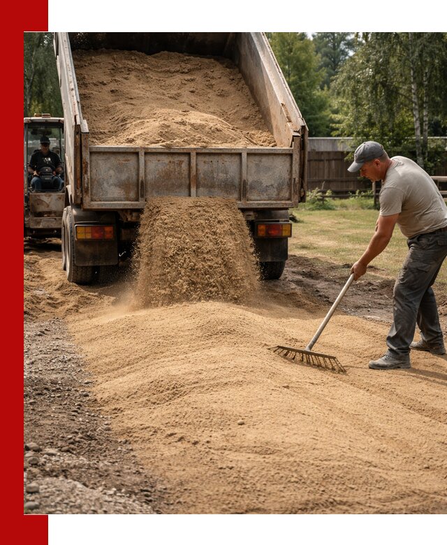 Отсыпка участка песком в Кореновске быстро и качественно