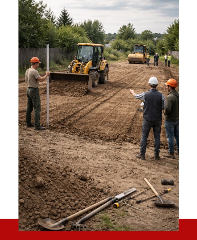 Планировка участка грунтом в Кореновске от 4664 р ПРОНЕРУДКнв