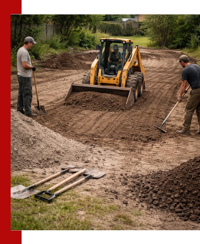 Планировка участка грунтом с вывозом и доставкой в Кореновске